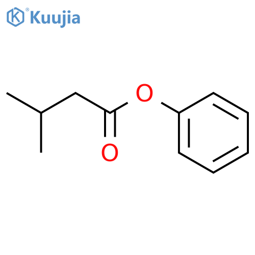 Butanoicacid, 3-methyl-, phenyl ester structure