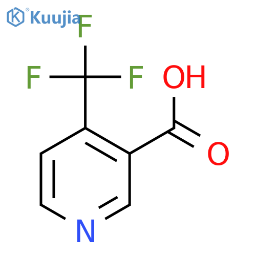 4-(Trifluoromethyl)pyridine-3-carboxylic acid structure