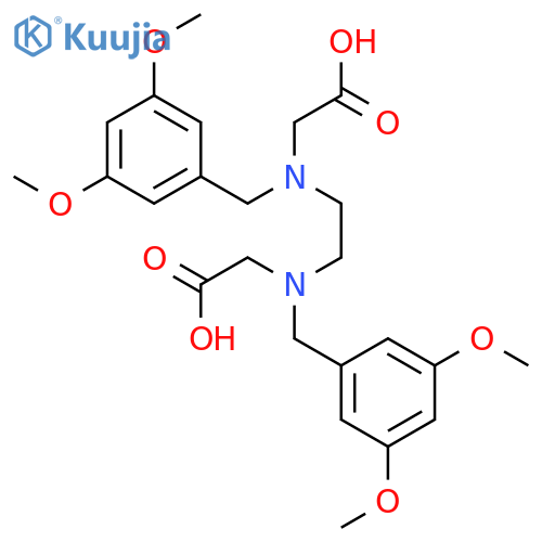 Glycine, N,N'-1,2-ethanediylbis[N-[(3,5-dimethoxyphenyl)methyl]- structure