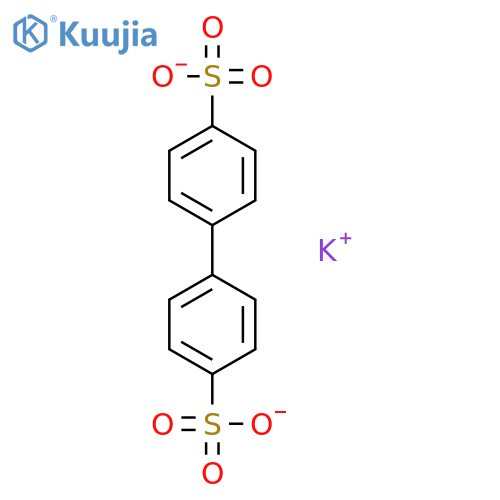 [1,1'-Biphenyl]-4,4'-disulfonicacid, potassium salt (1:2) structure