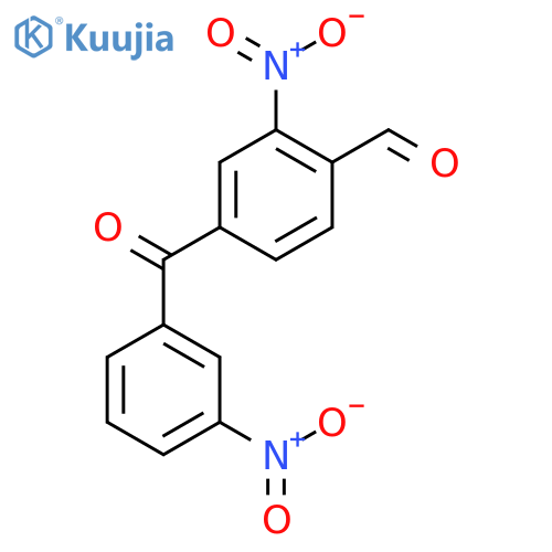 2-Nitro-4-(3-nitrobenzoyl)benzaldehyde structure
