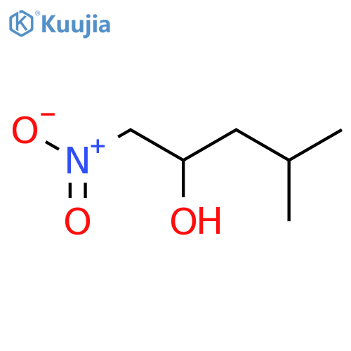 2-Pentanol, 4-methyl-1-nitro-, (2S)- structure