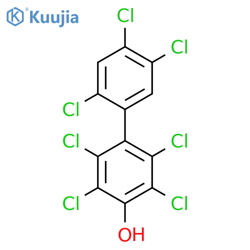 4-Hydroxy-2,2',3,4',5,5',6-heptachlorobiphenyl structure