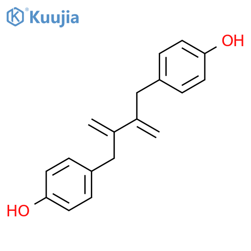 Phenol,4,4'-[2,3-bis(methylene)-1,4-butanediyl]bis- structure