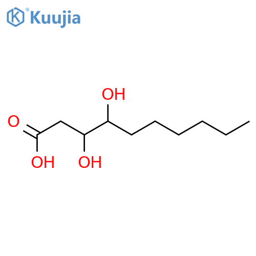 3,4-Dihydroxydecanoic Acid structure