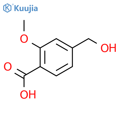 4-(Hydroxymethyl)-2-methoxy-benzoic Acid structure