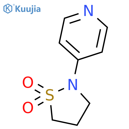 Pyridine,4-(1,1-dioxido-2-isothiazolidinyl)- structure