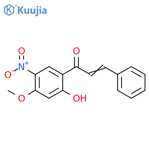 2-Propen-1-one, 1-(2-hydroxy-4-methoxy-5-nitrophenyl)-3-phenyl- structure