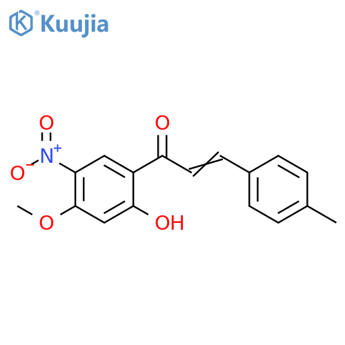 2-Propen-1-one,1-(2-hydroxy-4-methoxy-5-nitrophenyl)-3-(4-methylphenyl)- structure