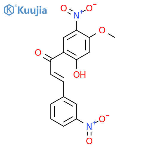2-Propen-1-one,1-(2-hydroxy-4-methoxy-5-nitrophenyl)-3-(3-nitrophenyl)- structure