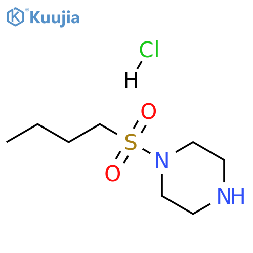 1-(butylsulfonyl)piperazine hydrochloride structure