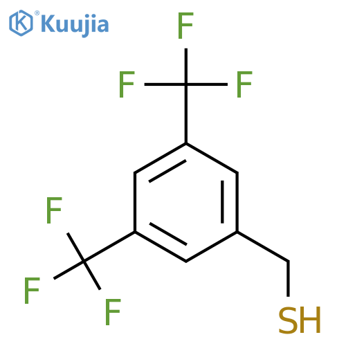 3,5-bis(trifluoromethyl)phenylmethanethiol structure