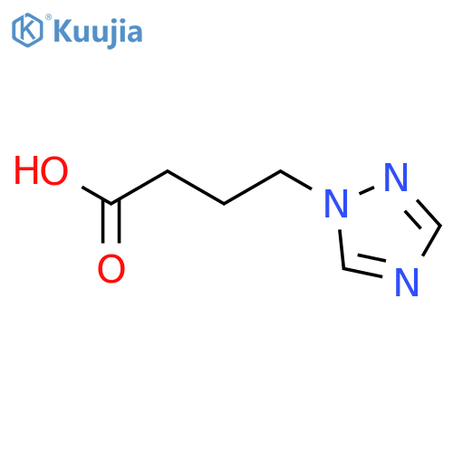 4-(1H-1,2,4-Triazol-1-yl)butanoic acid structure