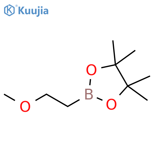 2-(2-methoxyethyl)-4,4,5,5-tetramethyl-1,3,2-dioxaborolane structure