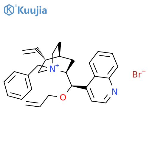 Cinchonanium,1-(phenylmethyl)-9-(2-propenyloxy)-, bromide, (8a,9R)- structure