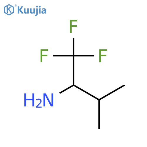 1,1,1-Trifluoro-3-methylbutan-2-amine structure