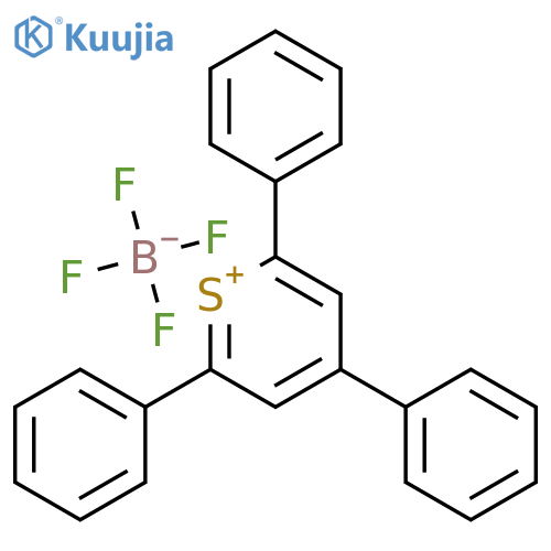 Thiopyrylium, 2,4,6-triphenyl-, tetrafluoroborate(1-) structure