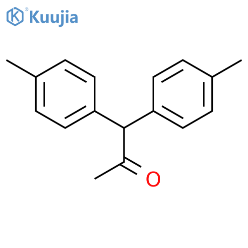 1,1-Bis(4-methylphenyl)propanone structure