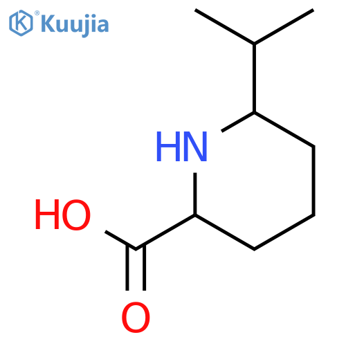 2-Piperidinecarboxylicacid, 6-(1-methylethyl)-, (2S,6R)- structure