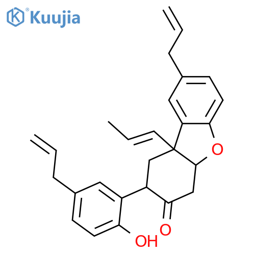 4a,9b-Dihydro-2-[2-hydroxy-5-(2-propenyl)phenyl]-8,9b-di-2-propenyl-3(4H)-dibenzofuranone; 2,3α-Dihydro structure