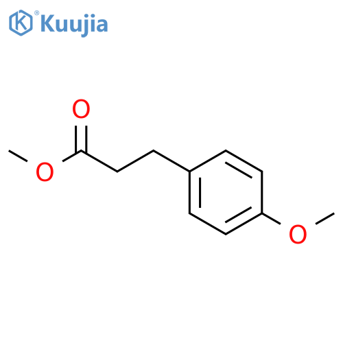 Methyl 3-(4-methoxyphenyl)propanoate structure