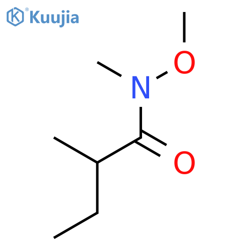 Butanamide, N-methoxy-N,2-dimethyl- structure
