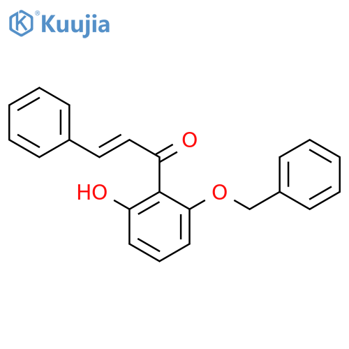 2-Propen-1-one, 1-[2-hydroxy-6-(phenylmethoxy)phenyl]-3-phenyl-,(2E)- structure