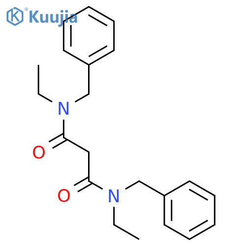 N,N'-dibenzyl-N,N'-diethylpropanediamide structure