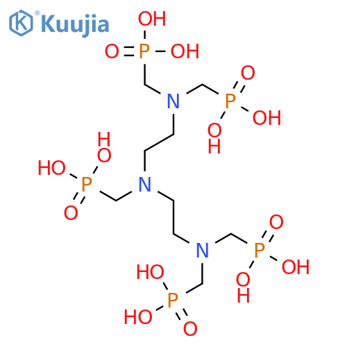 Diethylenetriaminepenta(methylenephosphonic acid), technical grade 50% structure