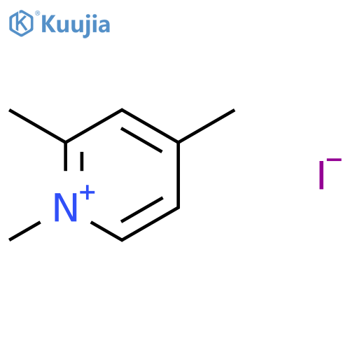 Pyridinium, 1,2,4-trimethyl-, iodide structure