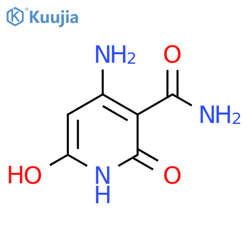 4-amino-1,2-dihydro-6-hydroxy-2-oxo-3-Pyridinecarboxamide structure
