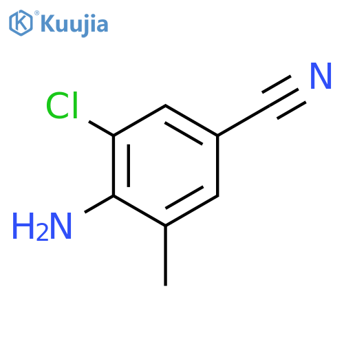 4-Amino-3-chloro-5-methylbenzonitrile structure