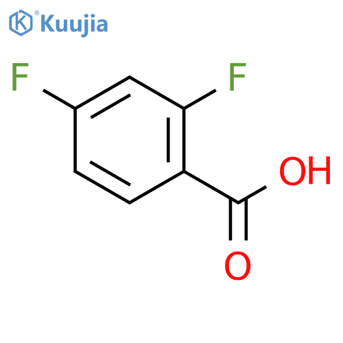 2,4-Difluorobenzoic acid structure