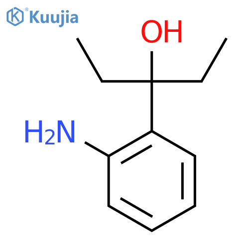 3-(2-Aminophenyl)pentan-3-ol structure