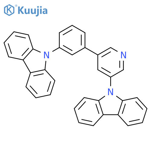 9-(5-(3-(9H -Carbazol-9-yl)phenyl)pyridin-3-yl)-9H -carbazole structure