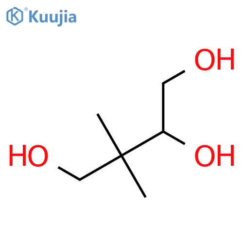 3,3-dimethylbutane-1,2,4-triol structure