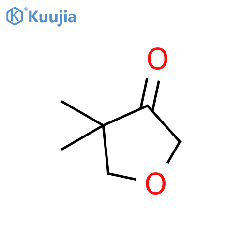 4,4-dimethyldihydrofuran-3(2H)-one structure
