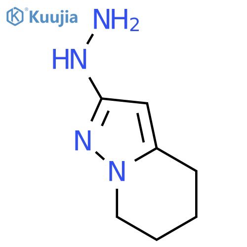2-hydrazinyl-4,5,6,7-tetrahydro-Pyrazolo[1,5-a]pyridine structure