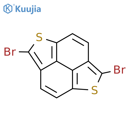 Naphtho[1,8-bc:5,4-b'c']dithiophene, 2,6-dibromo- structure