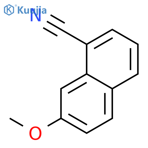 7-Methoxy-naphthalene-1-carbonitrile structure