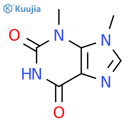 1H-Purine-2,6-dione,3,9-dihydro-3,9-dimethyl- structure