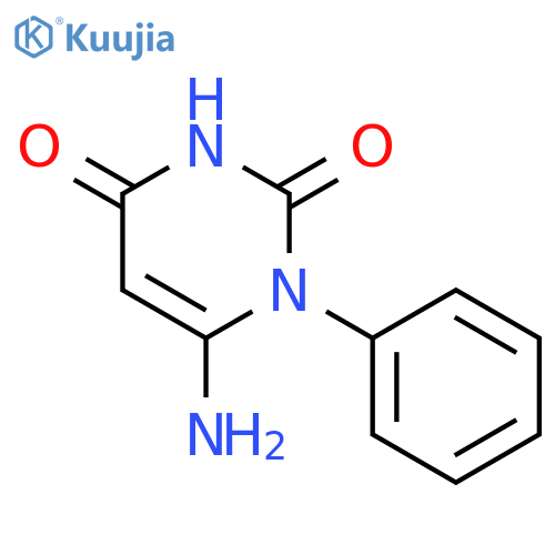 6-amino-1-phenyl-1,2,3,4-tetrahydropyrimidine-2,4-dione structure