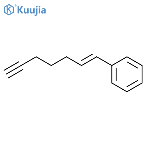 Benzene, 1-hepten-6-ynyl-, (E)- (9CI) structure
