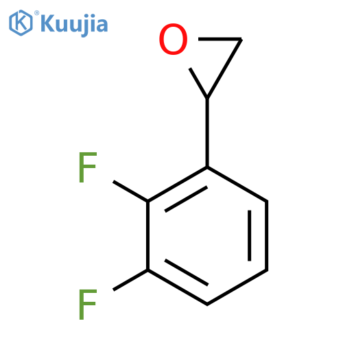 2-(2,3-difluorophenyl)oxirane structure