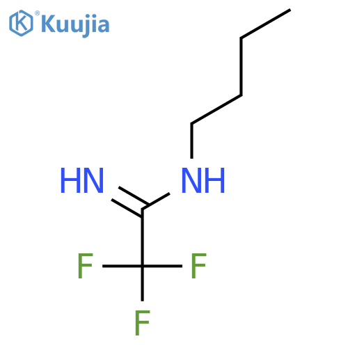 N-butyl-2,2,2-trifluoroacetimidamide structure