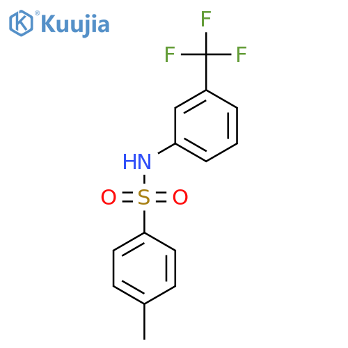 4-methyl-N-[3-(trifluoromethyl)phenyl]benzene-1-sulfonamide structure