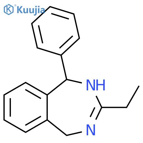 1H-2,4-Benzodiazepine, 3-ethyl-2,5-dihydro-1-phenyl- structure