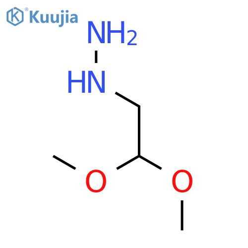 Hydrazine, (2,2-dimethoxyethyl)- structure