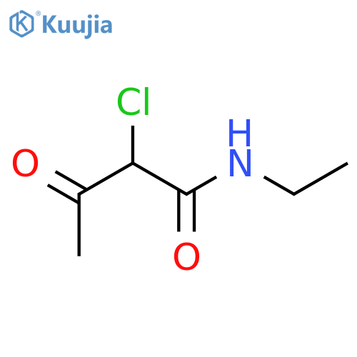 Butanamide,2-chloro-N-ethyl-3-oxo- structure