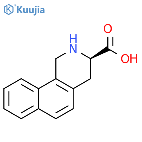 Benz[h]isoquinoline-3-carboxylic acid, 1,2,3,4-tetrahydro-, (R)- structure